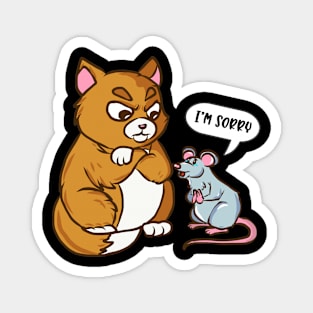 Funny Humor Sorry I'm Sorry Animals Funny Magnet