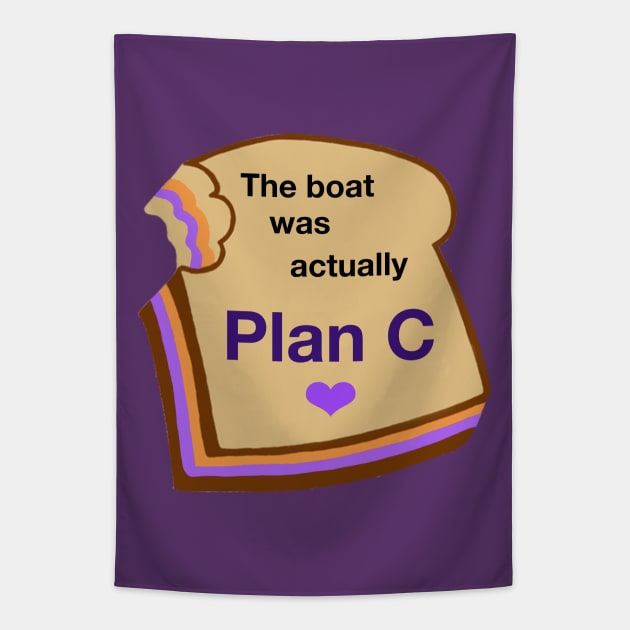 Plan C Tapestry by jordanhawman