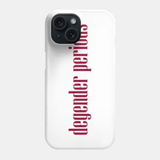 degender periods Phone Case