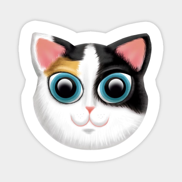 Bobtail Cat Magnet by Pronoic_Store
