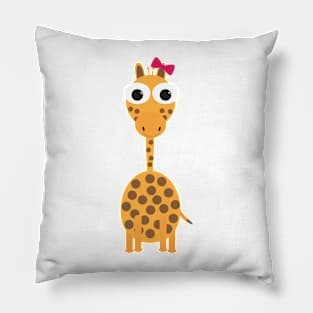 Cute baby giraffe Pillow