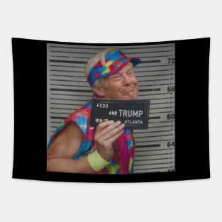 Donald Trump Mugshot Tapestry
