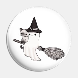 Witchy Ghost Pin