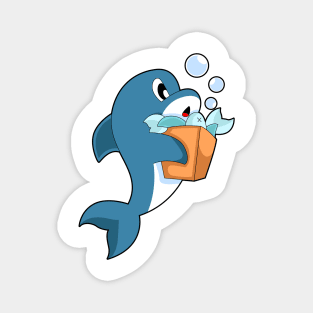 Dolphin Shopping bag Fish Magnet
