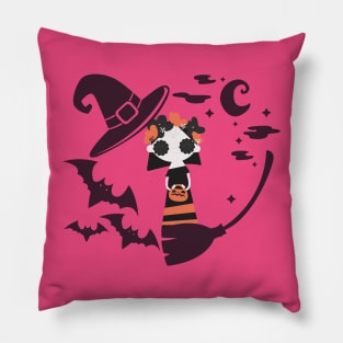 girl Halloween Pillow