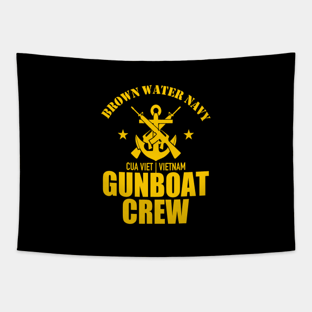 Gunboat Crew Cua Viet Tapestry by TCP