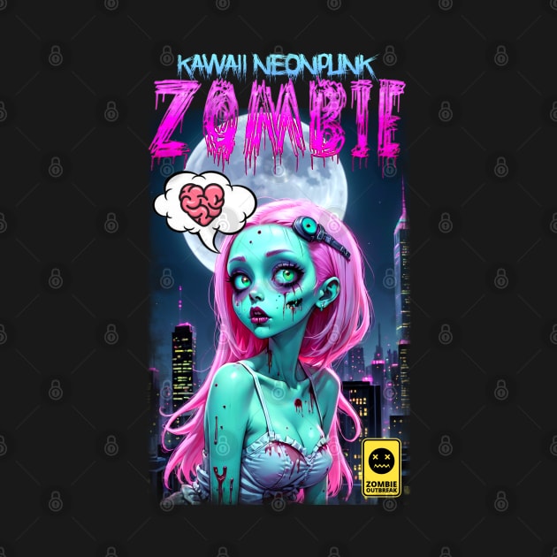 Kawaii Neonpunk Zombie 03 by KawaiiDread