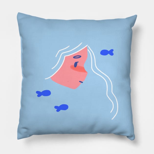 Underwater Pillow by DesignAzalea