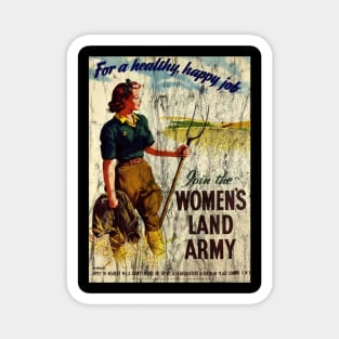 Women's Land Army Magnet