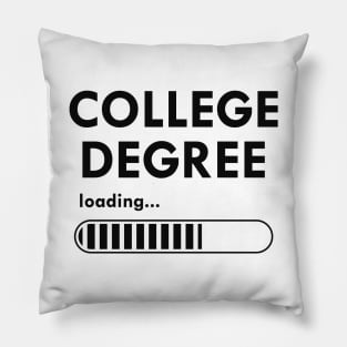 College Degree Loading Pillow