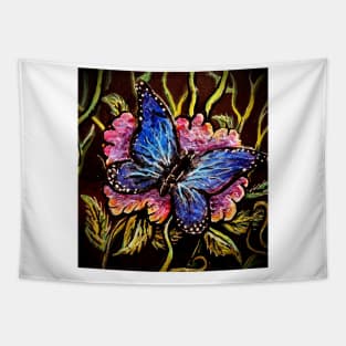 Blue morpho Tapestry