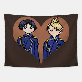 Roy and Riza - shipping dolls Tapestry