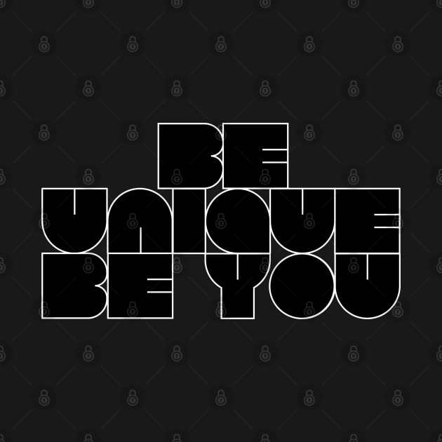 Be Unique. Be You. BLM by Reed Design & Illustration