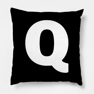 Capital Letter Q Letters Alphabet Pillow