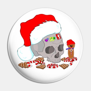 Xmas skull and Gingie Pin