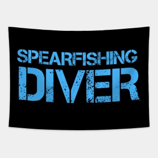 Spearfishing design diver Tapestry