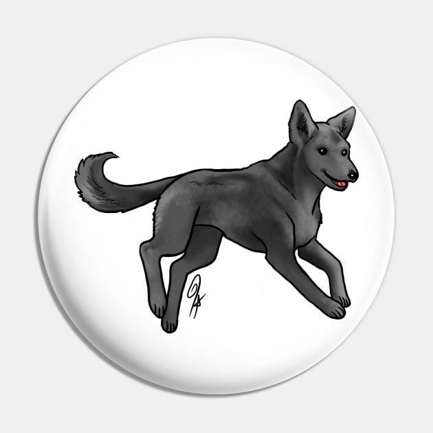 Dog - Carolina Dog - Black Pin by Jen's Dogs Custom Gifts and Designs