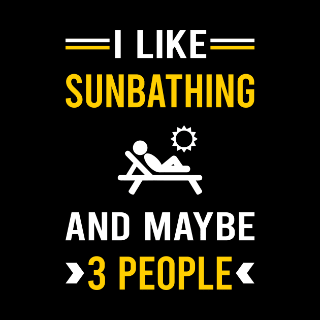 3 People Sunbathing Sunbathe Sunbath Sun Bathing by Good Day