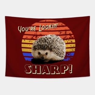 Funny Hedgehog Animal Shirt Tapestry