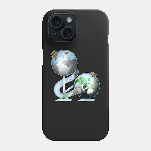 Demiboy And Aromantic Pride Potion Phone Case by Qur0w