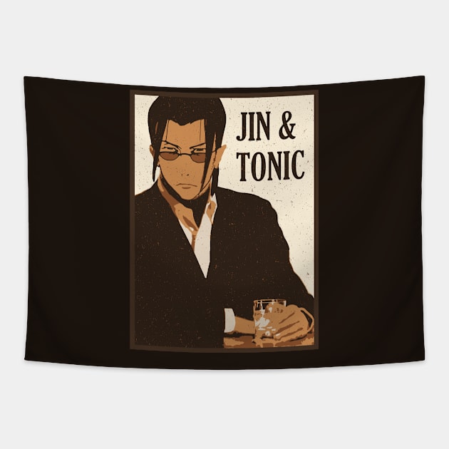 Samurai Champloo - Jin & Tonic Tapestry by sqwear