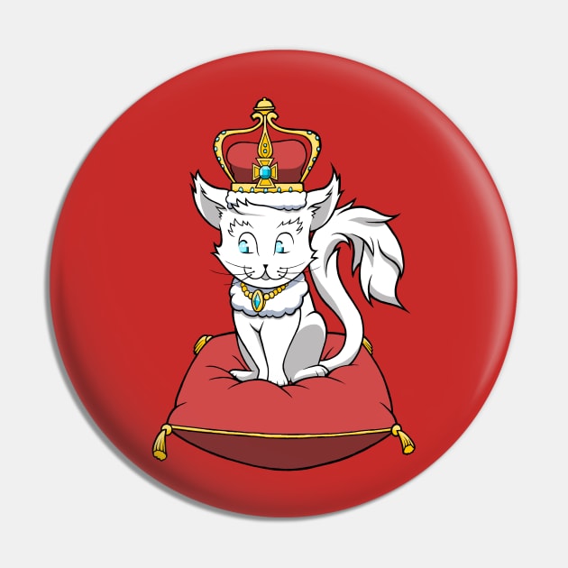 Roi chat Pin by chat blanc