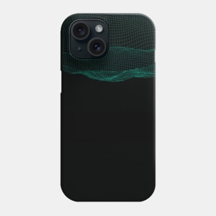 green mesh network Phone Case