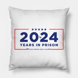 20 to 24 Years in Prison Pillow