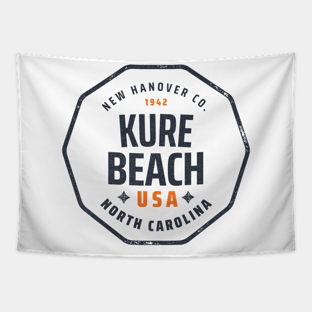 Kure Beach, NC Summertime Vacationing Memories Tapestry by Contentarama