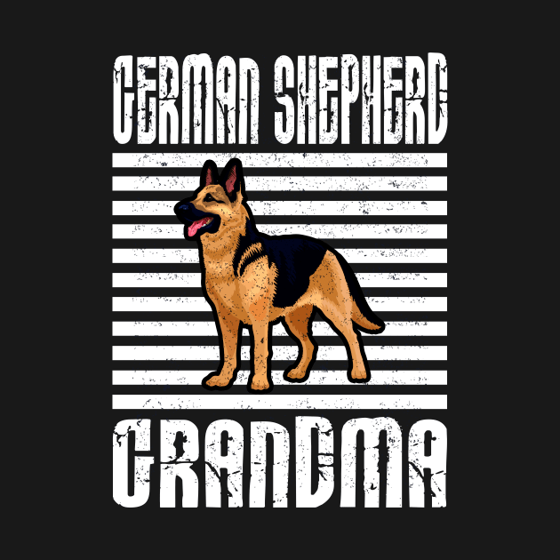 German Shepherd Grandma Proud Dogs by aaltadel