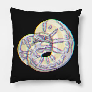 Chromatic butter enchi clown ball python Pillow