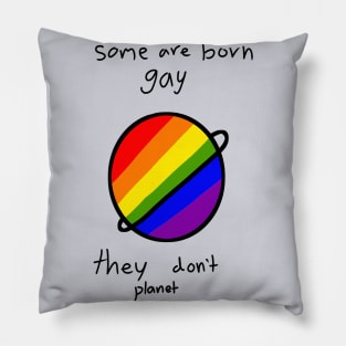 Gay planet pun Pillow