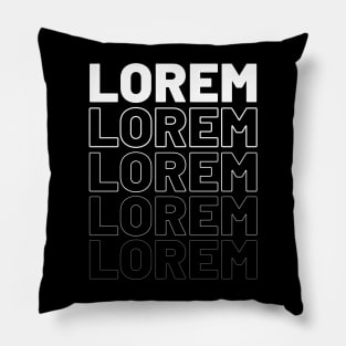Lorem Pillow
