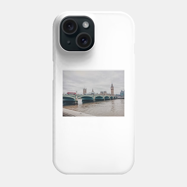 London City, Big Ben, Westminster Bridge Photography -Travel Photography Phone Case by BloomingDiaries