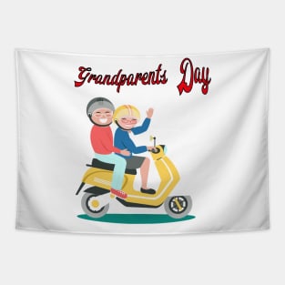 happy grand parents day Tapestry