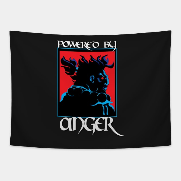 Powered by Anger Tapestry by kcity58