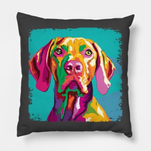 Vizsla Pop Art - Dog Lover Gifts Pillow