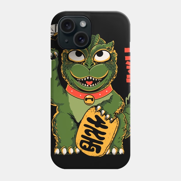 Lucky Godzilla Phone Case by ppmid