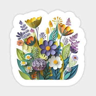 Wild Flowers Magnet