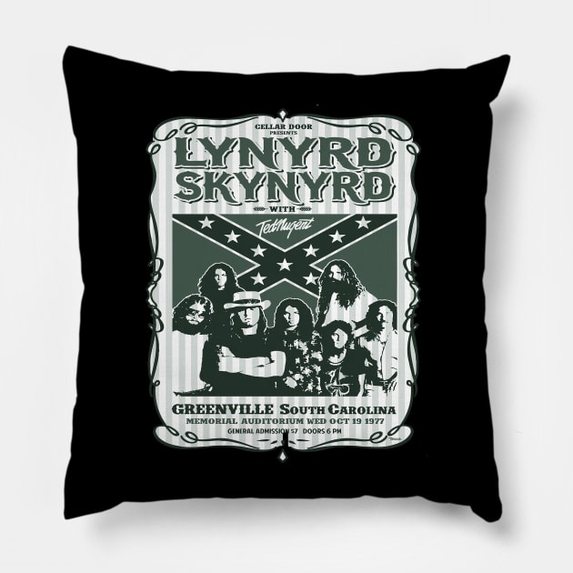 metal punk blues Pillow by world radio 50 podcast