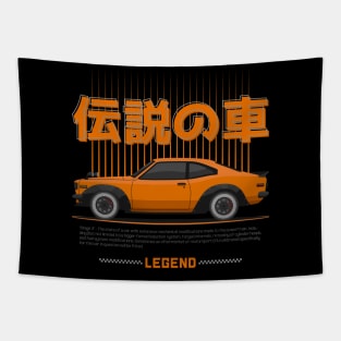 Tuner Orange RX3 JDM Tapestry