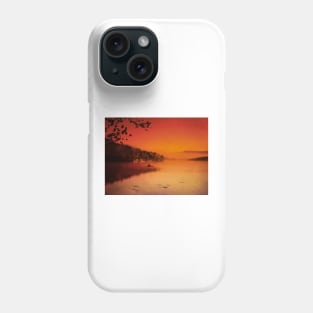 Misty Morning Sunrise photograph Phone Case