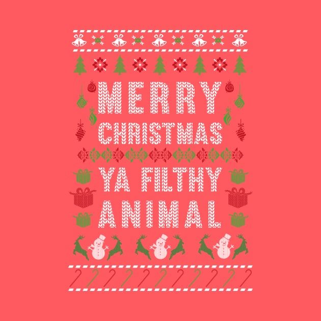 Merry Christmas Ya Filthy Animal by ckandrus