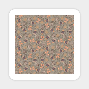 Scandinavian Autumn Flowers Magnet