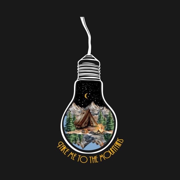 Take Me To The Mountains - Inspiring Design For Mountain Lovers by Chuckgraph