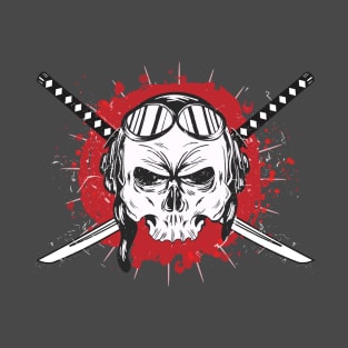 Samurai Skull Skeleton T-Shirt