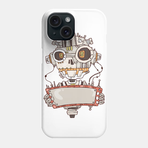 Robo Billboard Phone Case by viSionDesign