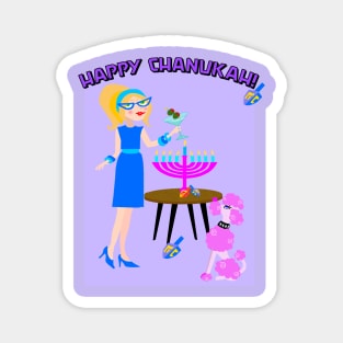 Happy Martini Chanukah! Magnet