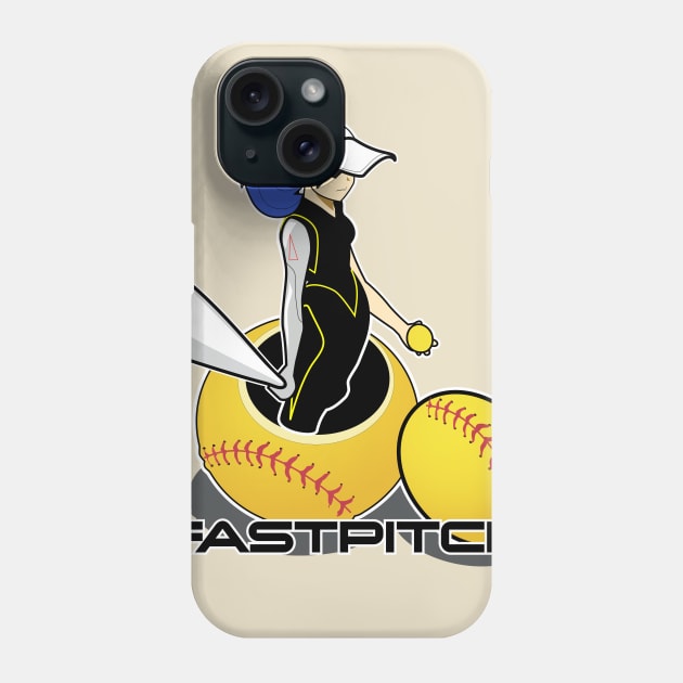 Fastpitch Hitter Phone Case by Spikeani