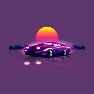 Vaporwave Car T-Shirt